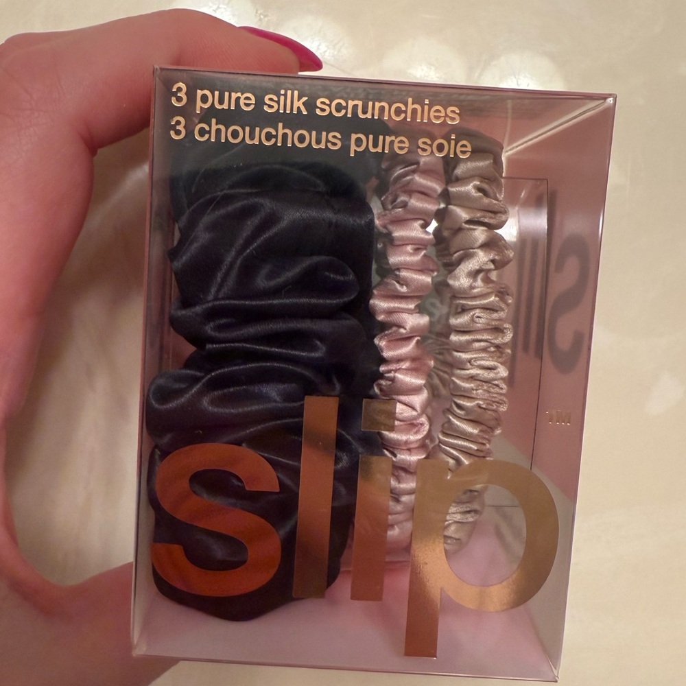 New! SLIP Scrunchy and hairband 3 pack